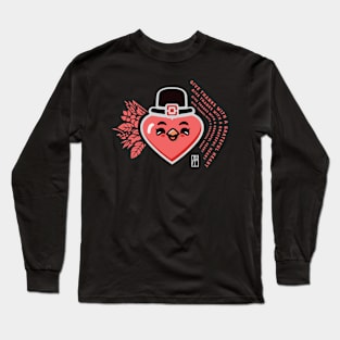 Give thanks with a grateful heart - Happy Thanksgiving Long Sleeve T-Shirt